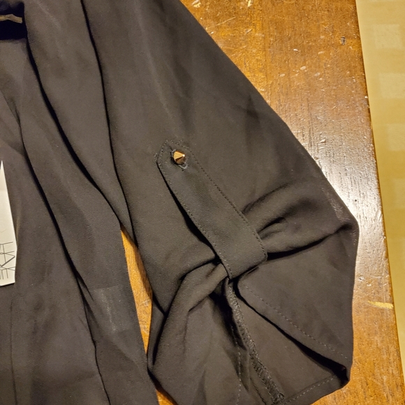 Black Have Ruffle Shirt‎ - Picture 2 of 3